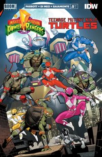 Mighty Morphin Power Rangers/Teenage Mutant Ninja Turtles #5 [DRM] - Ryan Parrott - ebook