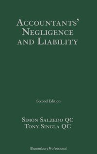 Accountants  Negligence and Liability [DRM] - Tony Singla KC - ebook