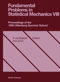Fundamental Problems in Statistical Mechanics, VIII [DRM] - H. Van Beijeren - ebook