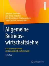 Allgemeine Betriebswirtschaftslehre [DRM] - Jean-Paul Thommen - ebook