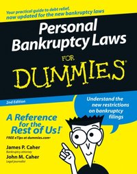 Personal Bankruptcy Laws For Dummies [DRM] - John M. Caher - ebook