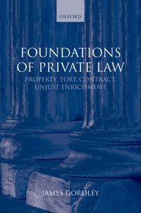 Foundations of Private Law [DRM] - James Gordley - ebook