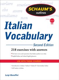 Schaum's Outline of Italian Vocabulary, Second Edition [DRM] - Conrad J. Schmitt - ebook