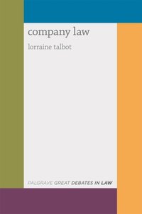 Great Debates in Company Law [DRM] - Lorraine Talbot - ebook