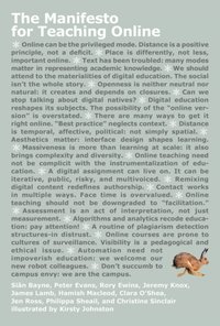 Manifesto for Teaching Online [DRM] - Opracowanie zbiorowe - ebook