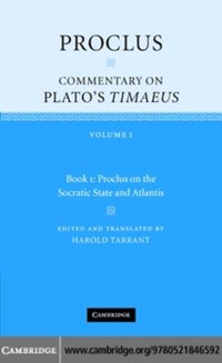 Proclus: Commentary on Plato's Timaeus: Volume 1, Book 1: Proclus on the Socratic State and Atlantis [DRM] - Proclus - ebook