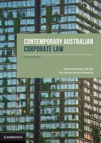 Contemporary Australian Corporate Law [DRM] - Stephen Bottomley - ebook