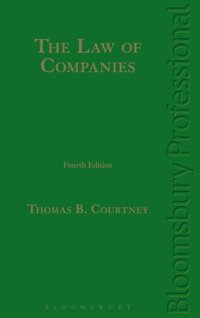 Law of Companies [DRM] - Thomas B. Courtney - ebook