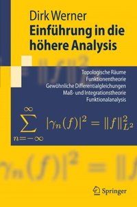 Einführung in die höhere Analysis [DRM] - Dirk Werner - ebook