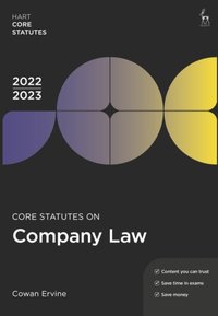 Core Statutes on Company Law 2022-23 [DRM] - Cowan Ervine - ebook