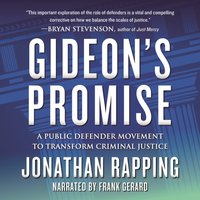 Gideon's Promise - Jonathan Rapping - audiobook