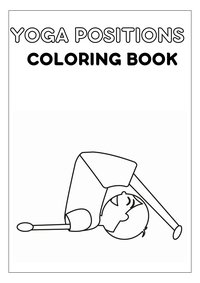 Yoga positions - coloring book - Karolina Ciach - ebook