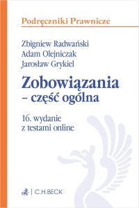 Zobowiązania - część ogólna z testami online - Zbigniew Radwański - ebook