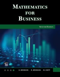 Mathematics for Business - Richard Bronson - ebook