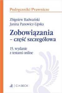 Zobowiązania - część szczegółowa z testami online - Zbigniew Radwański - ebook