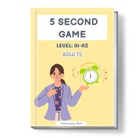 5 Second game. Adults. Level: A1-A2. - Katarzyna Rak - ebook