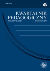 Kwartalnik Pedagogiczny 2023/4 (270) - Joanna Madalińska-Michalak - eprasa