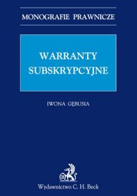 Warranty subskrypcyjne - Iwona Gębusia - ebook