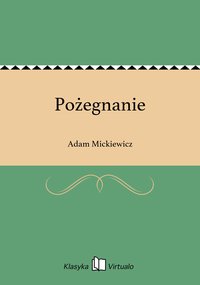 Pożegnanie - Adam Mickiewicz - ebook