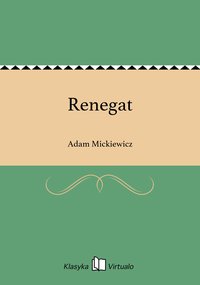 Renegat - Adam Mickiewicz - ebook