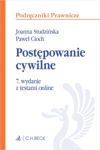 Postępowanie cywilne z testami online - Joanna Studzińska prof. ALK - ebook