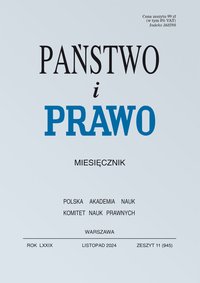 Państwo i Prawo. Nr 11/2024 - Opracowanie zbiorowe - ebook