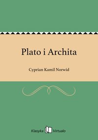 Plato i Archita - Cyprian Kamil Norwid - ebook