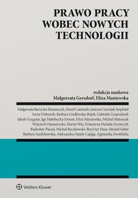 Prawo pracy wobec nowych technologii - Małgorzata Gersdorf - ebook