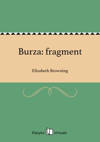 Burza: fragment - Elizabeth Browning - ebook