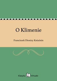 O Klimenie - Franciszek Dionizy Kniaźnin - ebook
