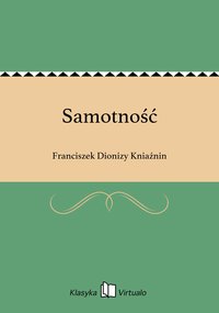 Samotność - Franciszek Dionizy Kniaźnin - ebook
