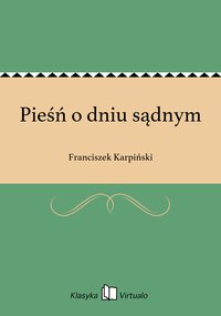 Pieśń o dniu sądnym - Franciszek Karpiński - ebook