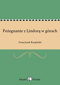 Pożegnanie z Lindorą w górach - Franciszek Karpiński - ebook