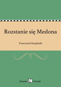Rozstanie się Medona - Franciszek Karpiński - ebook