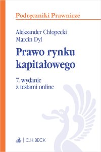 Prawo rynku kapitałowego z testami online - Aleksander Chłopecki - ebook