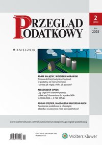 Przegląd Podatkowy. Nr 2/2025 [406] - Opracowanie zbiorowe - ebook