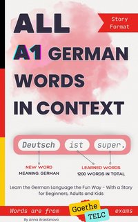 All A1 German Words in Context - Anna Araslanova - ebook