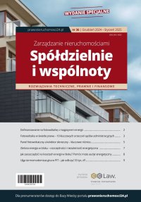 Zarządzanie nieruchomościami, spółdzielnie i wspólnoty nr 36 - Opracowanie zbiorowe - eprasa