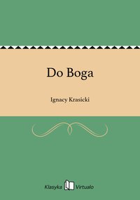 Do Boga - Ignacy Krasicki - ebook