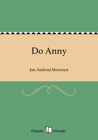 Do Anny - Jan Andrzej Morsztyn - ebook