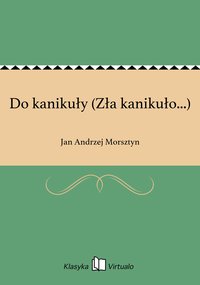 Do kanikuły (Zła kanikuło...) - Jan Andrzej Morsztyn - ebook
