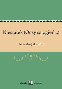 Niestatek (Oczy są ogień...) - Jan Andrzej Morsztyn - ebook