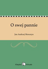 O swej pannie - Jan Andrzej Morsztyn - ebook