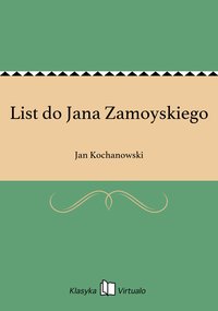 List do Jana Zamoyskiego - Jan Kochanowski - ebook