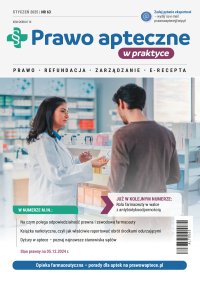 Prawo apteczne w praktyce nr 63 - Opracowanie zbiorowe - eprasa