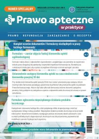 Prawo apteczne w praktyce. Numer specjalny - Opracowanie zbiorowe - eprasa