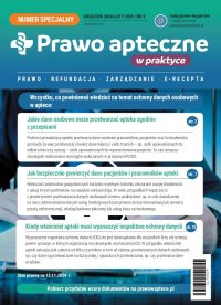 Prawo apteczne w praktyce. Numer specjaln - Opracowanie zbiorowe - eprasa