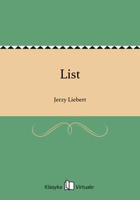 List - Jerzy Liebert - ebook