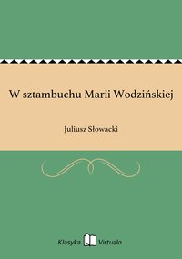 W sztambuchu Marii Wodzińskiej - Juliusz Słowacki - ebook