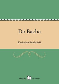 Do Bacha - Kazimierz Brodziński - ebook